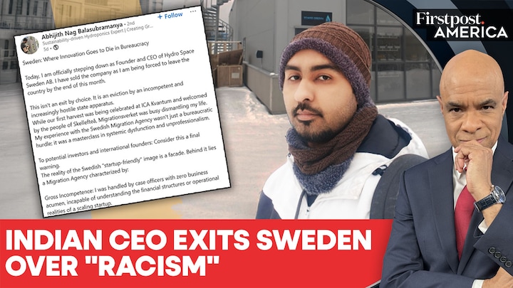 Indian CEO “Forced Out” of Sweden By “Xenophobic” Immigration System | Firstpost America | N18G Indian CEO “Forced Out” of Sweden By “Xenophobic” Immigration System | Firstpost America | N18G